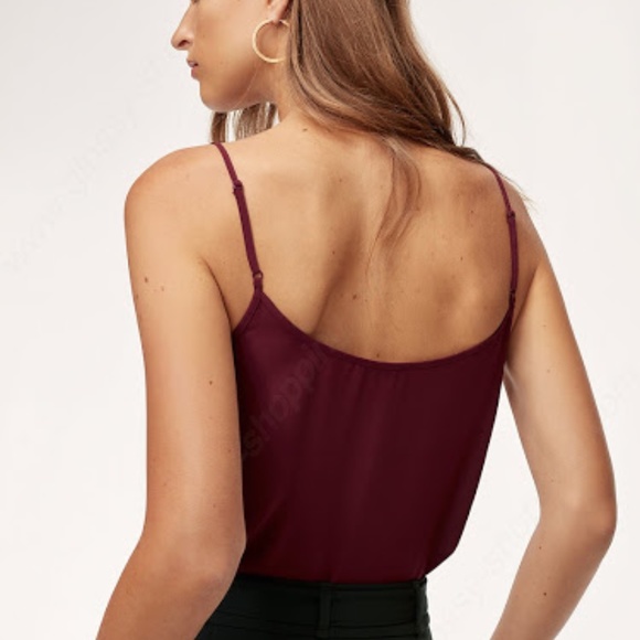 Aritzia Babaton Everly Camisole, BAROLO, Size S - Picture 4 of 5